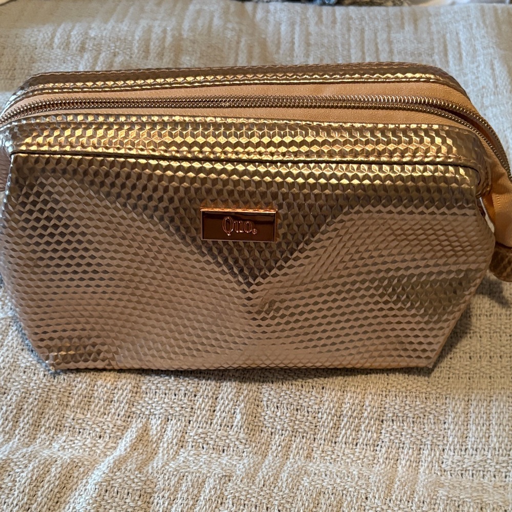 Gold Cosmetic Bag